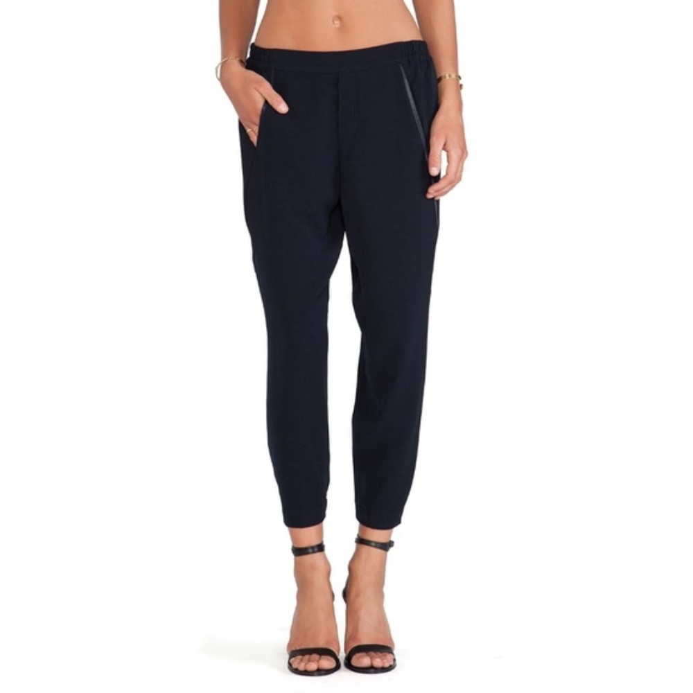 Vince black casual pants, jogger style.  Size M